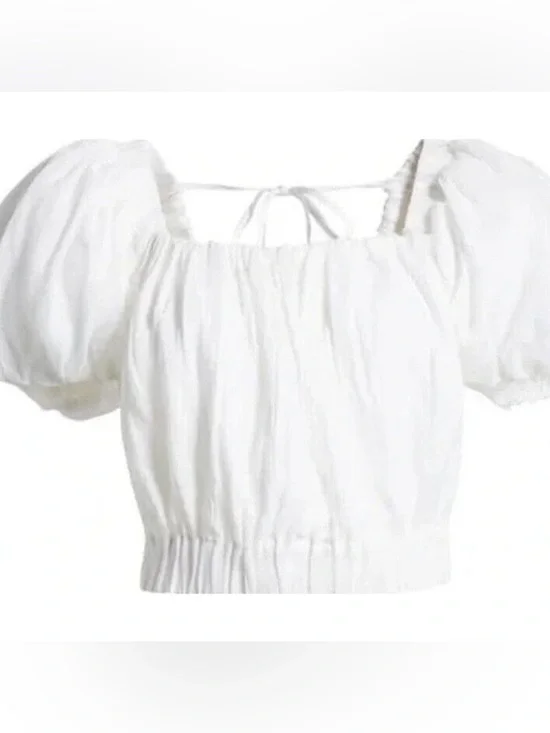 NWOT FRAME Ramie Blouse - Picture 1 of 5